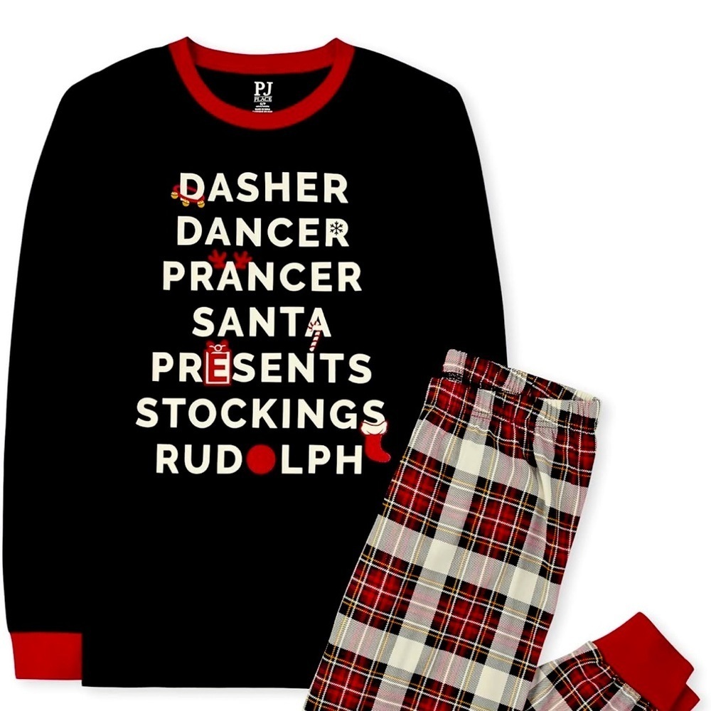 The PJ Place Christmas Oversized Pajama Top in Size XXL Unisex Family Pajama top